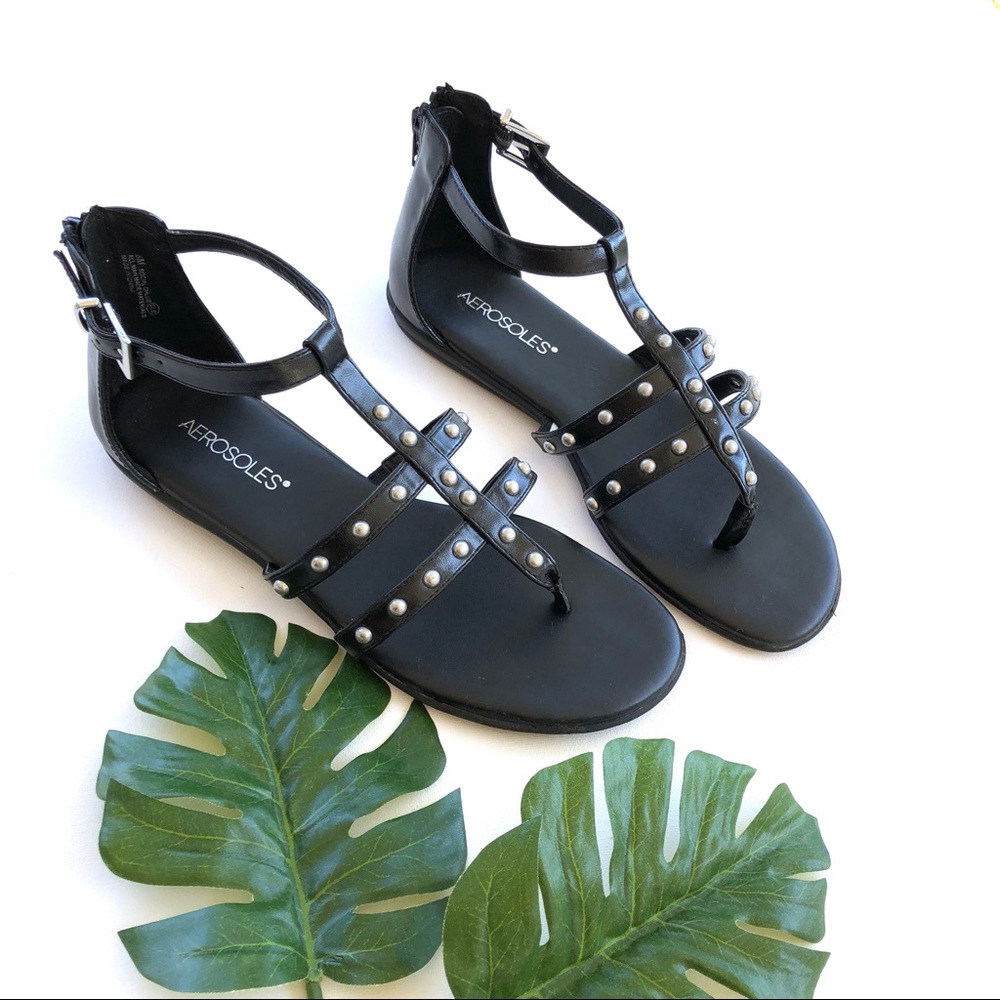 AEROSOLES • Studded gladiator sandals